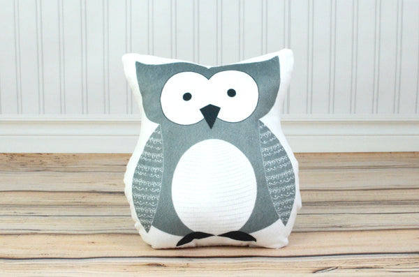 diy owl cut and sew pillow
